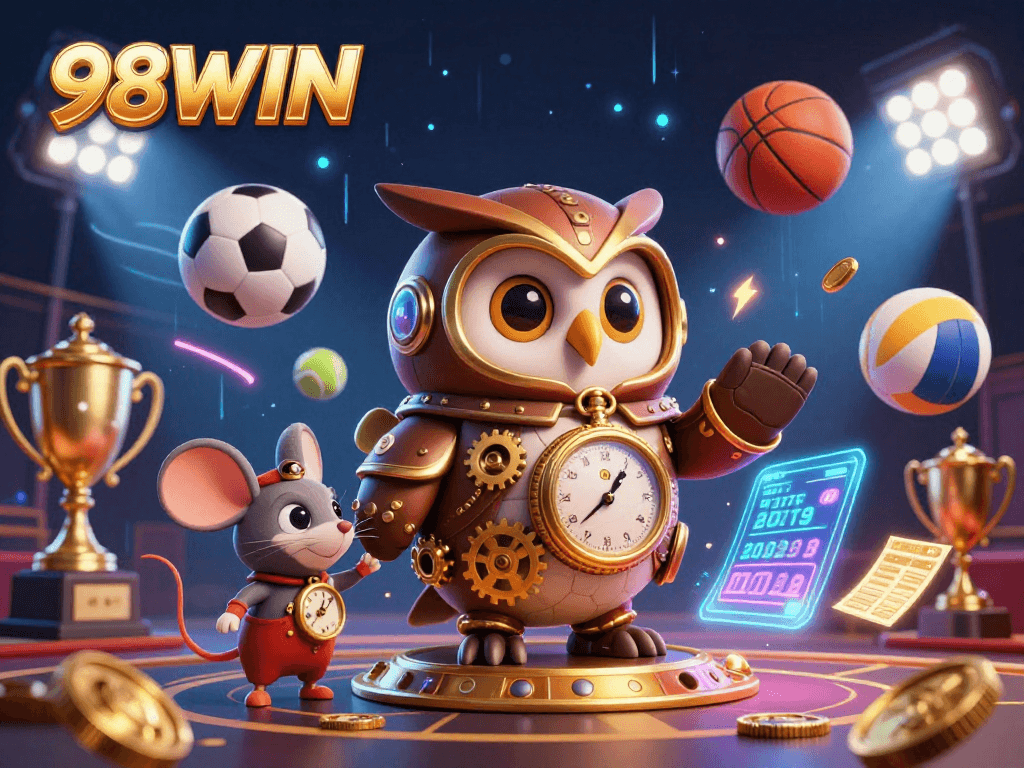 Engage with 98WIN's thrilling gaming experience featuring dynamic sports and casino elements.