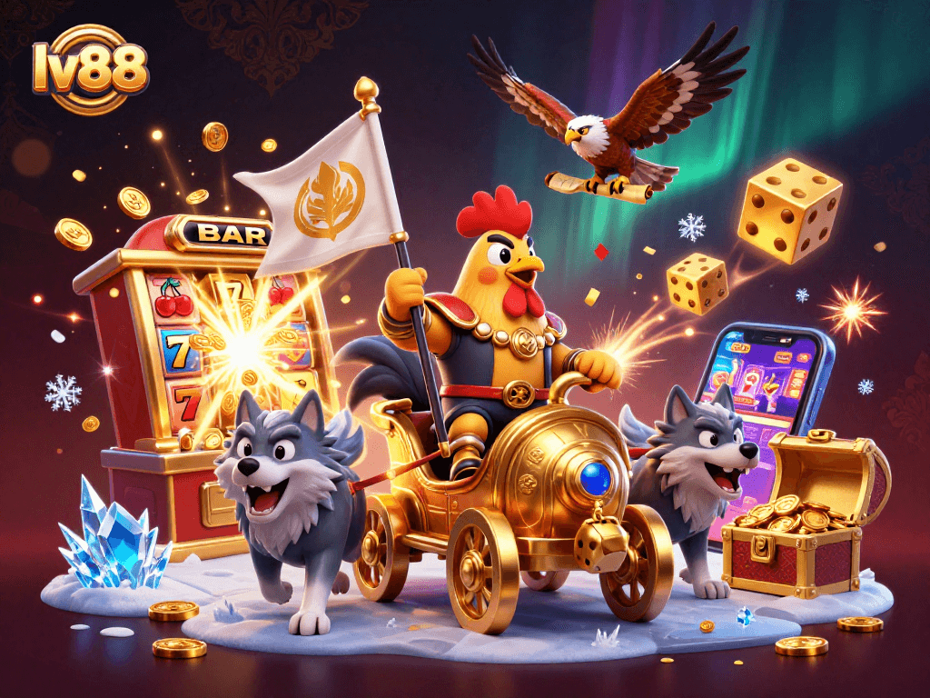 Experience thrilling excitement at lv88 with animated casino elements and dynamic characters.