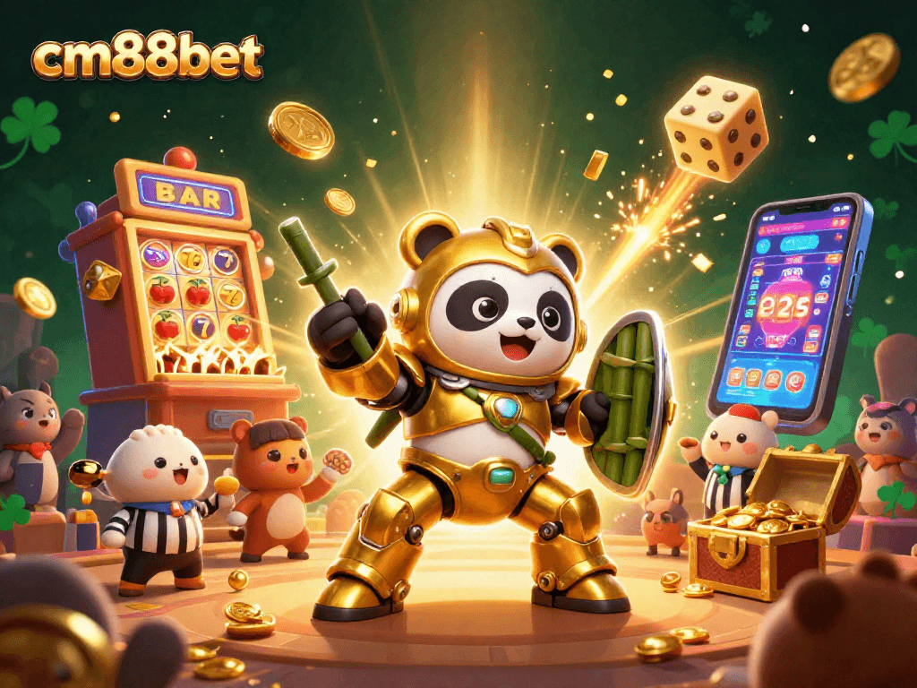 Experience thrilling wins with cm88bet while the golden panda celebrates a jackpot round!