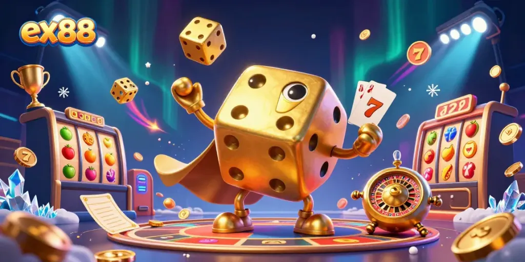 Win big with ex88's vibrant online casino gaming experience.