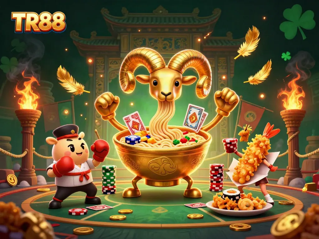Experience thrilling action at TR88 with dynamic gaming elements and vibrant characters.