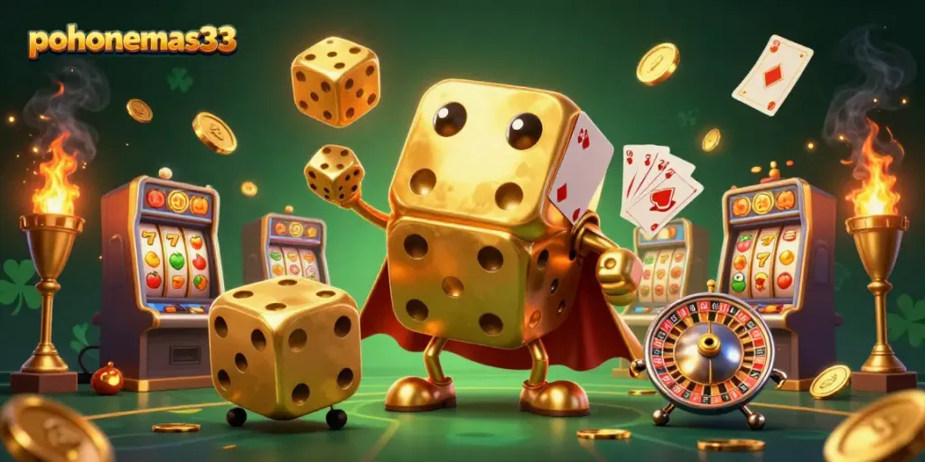 Jelajahi keseruan permainan slot di pohonemas33 dengan simbol jackpot dan elemen menarik lainnya.