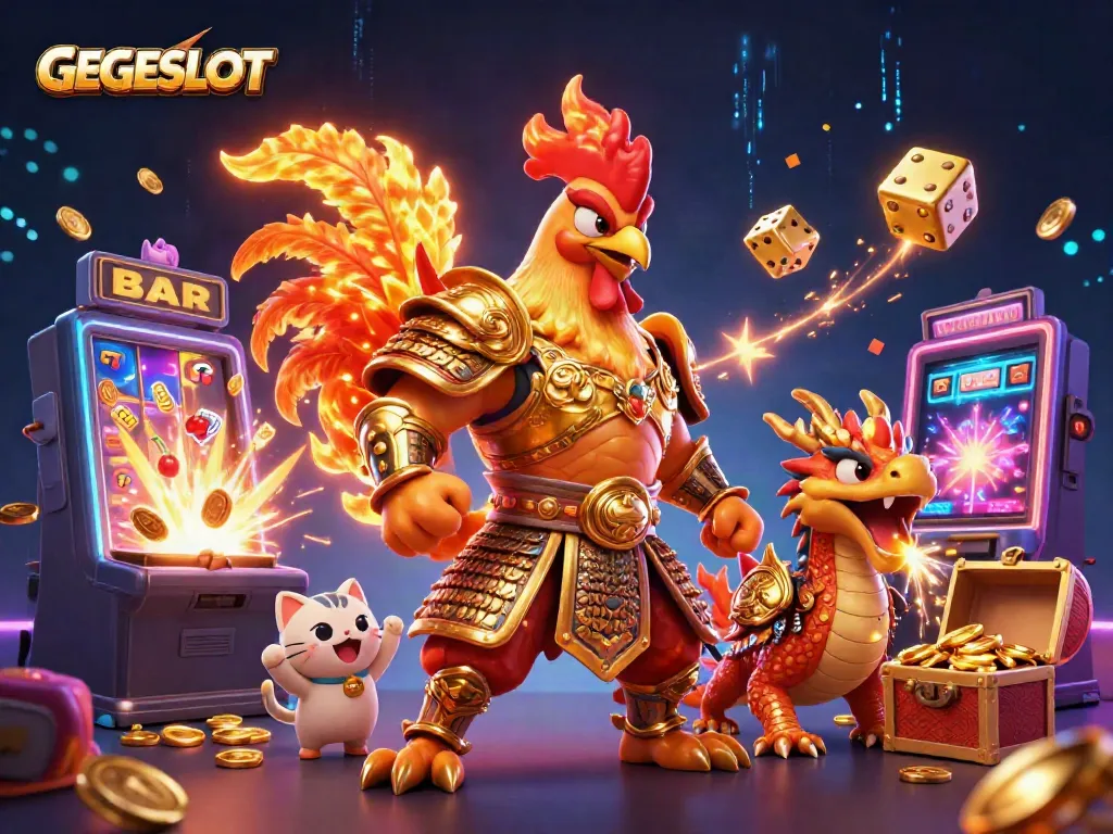 GEGESLOT transforms casino play into excitement with dynamic characters and magical visuals.