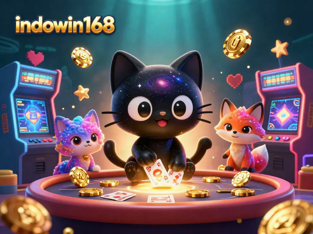 Experience the thrilling action of indowin168 with vibrant, interactive cosmic casino elements.