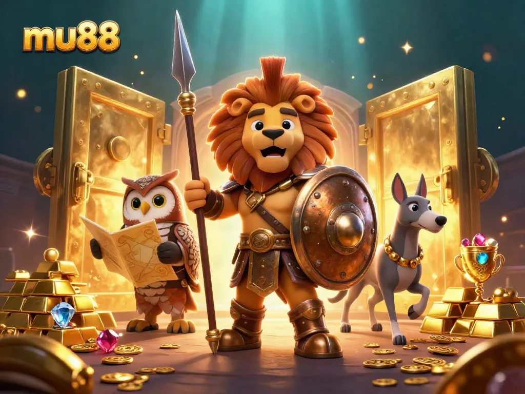 Experience vibrant gaming at mu88 with exciting characters and treasure-filled adventures.