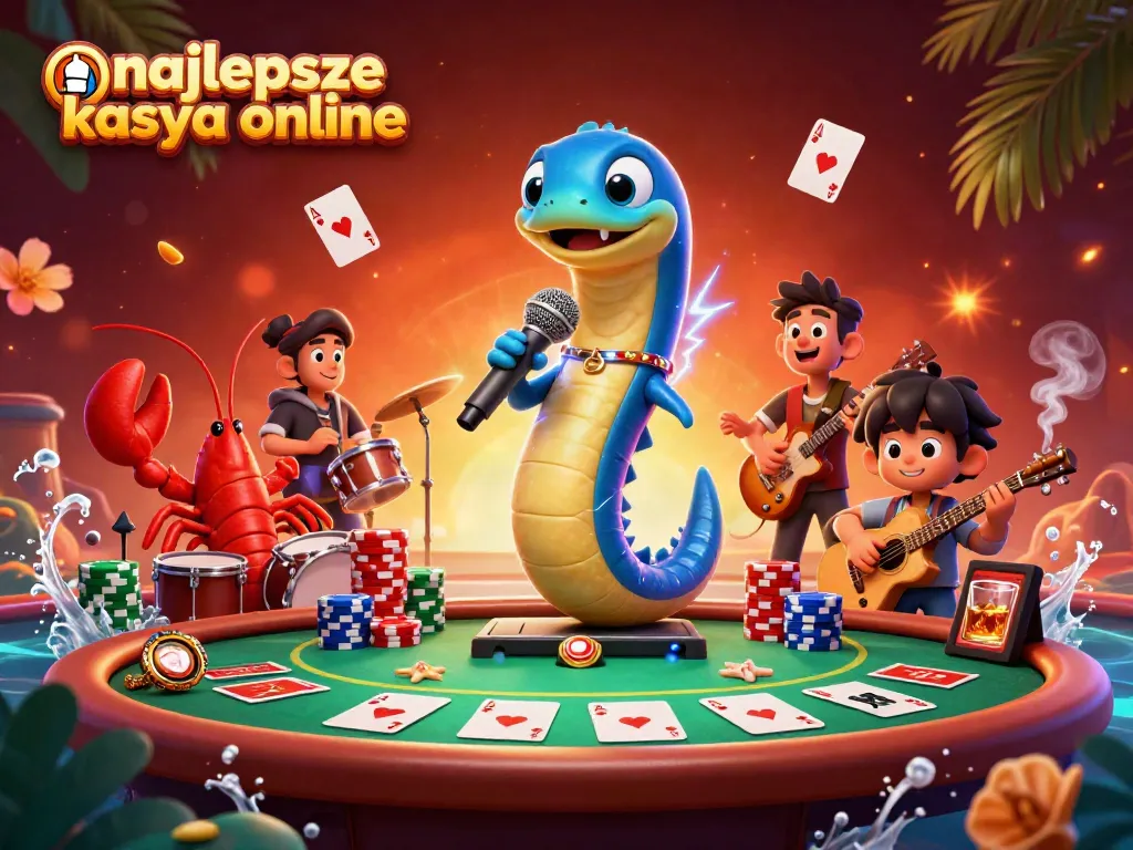 Enjoy thrilling games at najlepsze kasyna online with poker tables and vibrant characters in action.