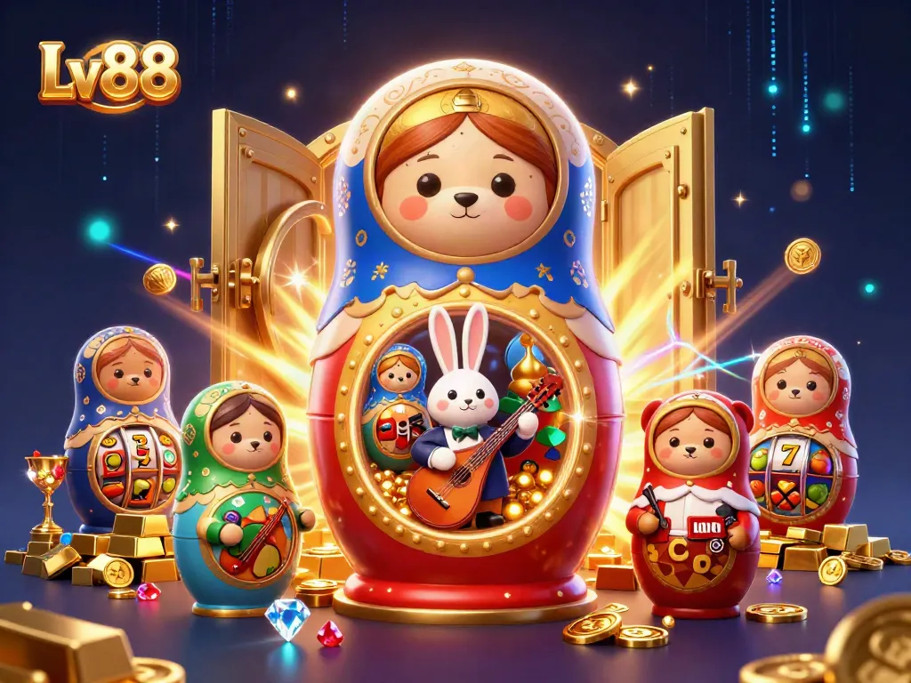 Experience thrilling gaming action at Lv88 with dynamic casino dealers and treasure-filled excitement.