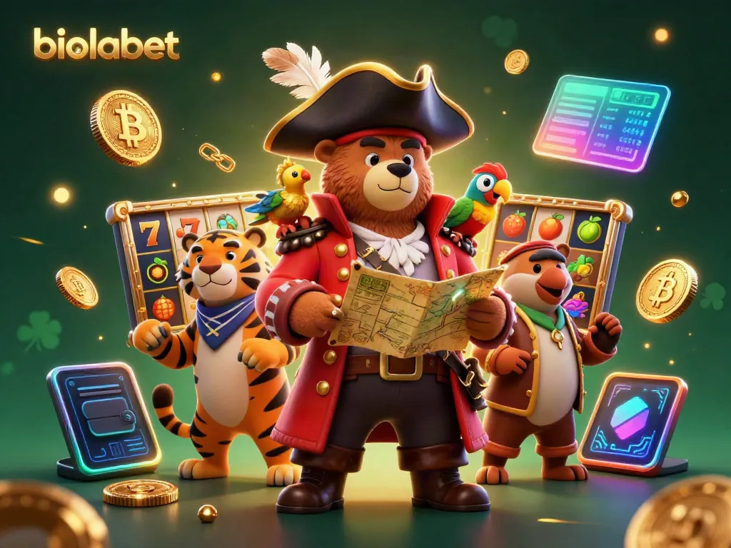Join the excitement of biolabet casino with vibrant characters and dynamic slot game visuals.