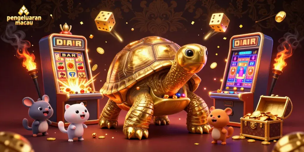 Mengikuti pengeluaran macau yang menarik dengan ilustrasi kasino 3D penuh warna dan detail.
