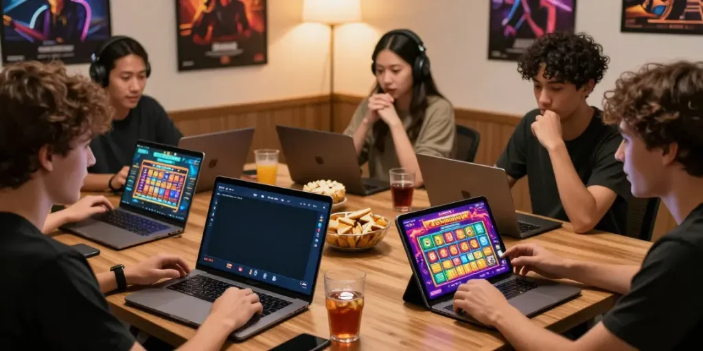 Davo88 players enjoying interactive togel games on multiple devices.