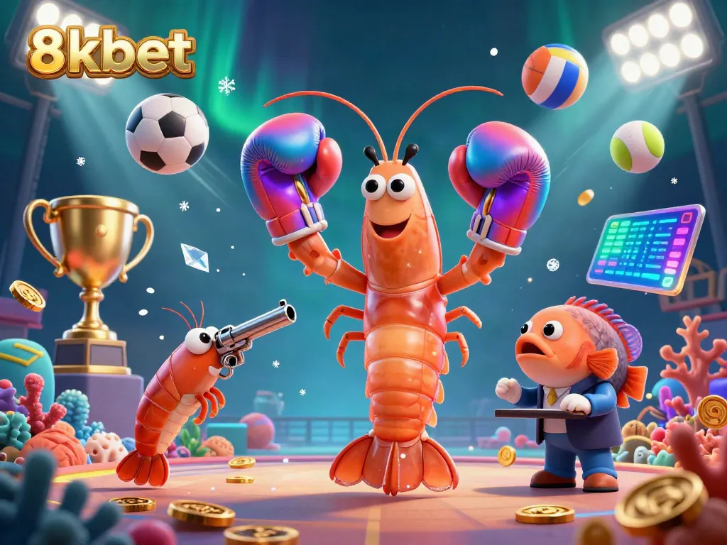 Experience the thrilling excitement of 8kbet with our vibrant casino-themed illustration!