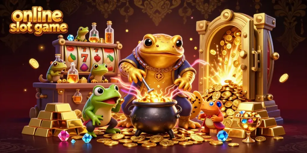 Experience thrilling dynamics of an online slot game with captivating characters and rich visual elements.