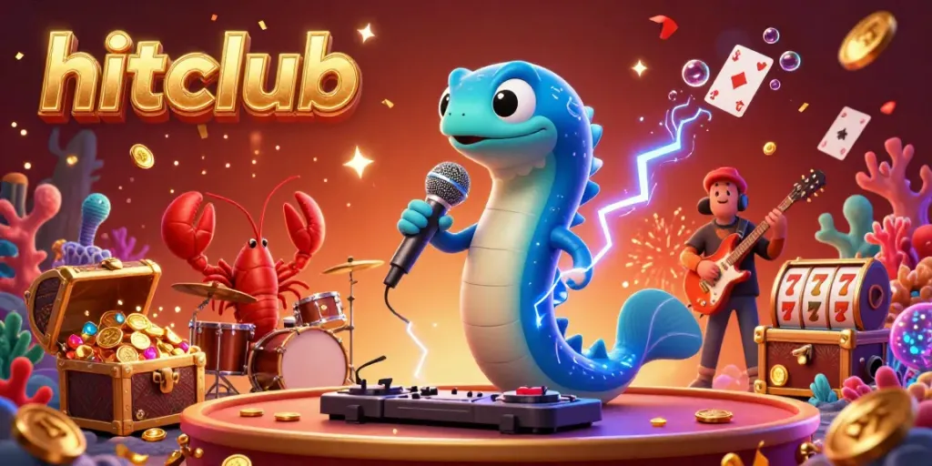 Engage in thrilling gameplay at hitclub's underwater casino with vibrant characters and dynamic elements.
