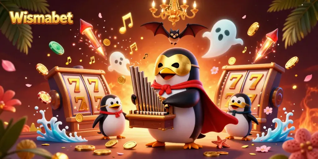 Memenangkan hadiah dengan Wismabet, ikon kasino menampilkan penguin opera dan elemen slot!