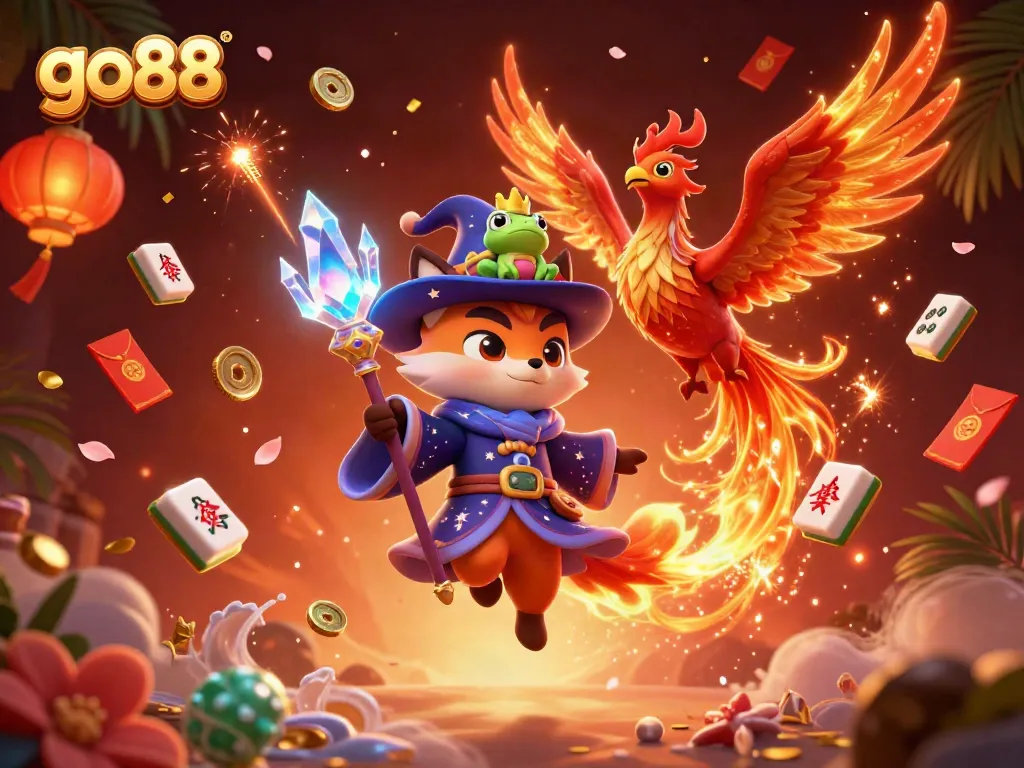 Experience vibrant gaming with go88 through mystical characters and rich casino elements.