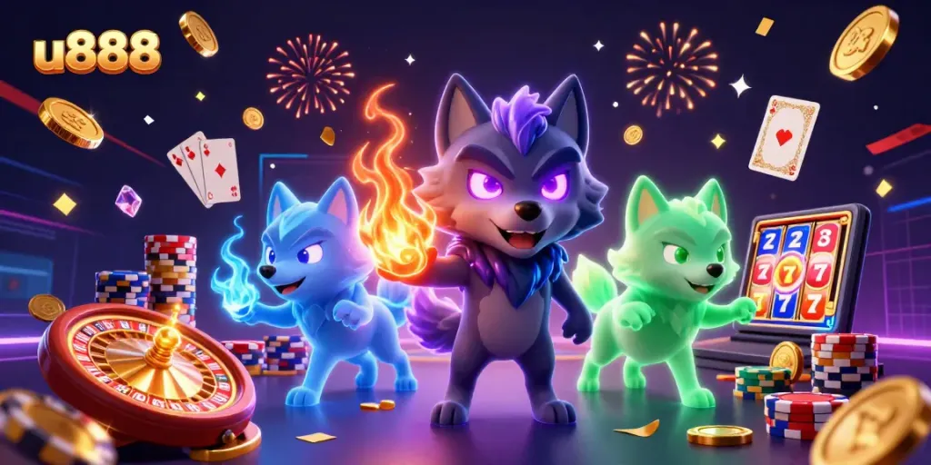 Play thrilling casino games with u888 and win big with exciting ghostly wolf characters!