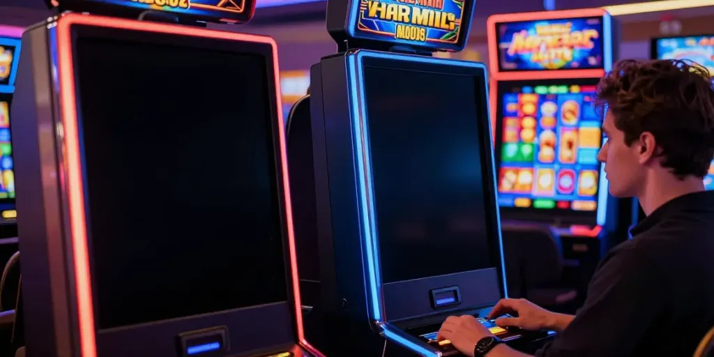 Interactive online slot gameplay with vibrant graphics and user engagement.