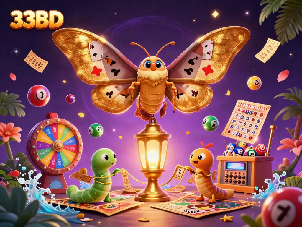 Experience thrilling games at 33BD, where vibrant lottery scenes come alive!