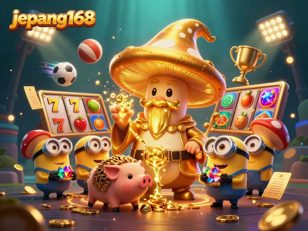 Experience the exciting gameplay of jepang168 with unique characters and a vibrant casino atmosphere.